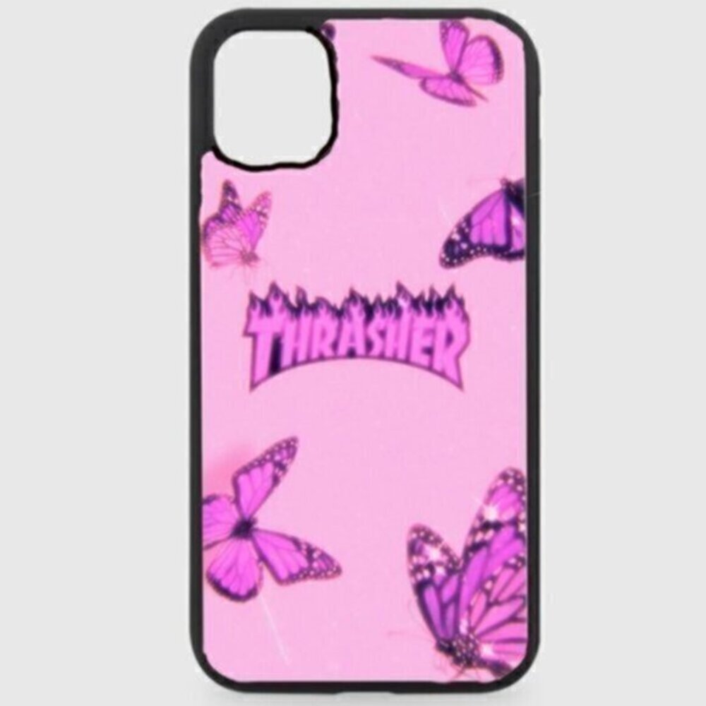 Thrasher Pink Butterfly Phone Case